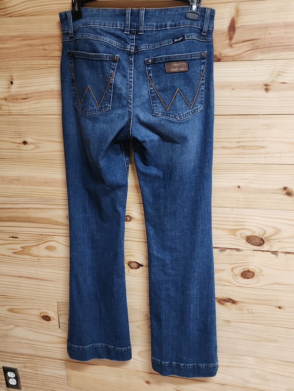 Wrangler Women's Dark Blue Flare Jeans